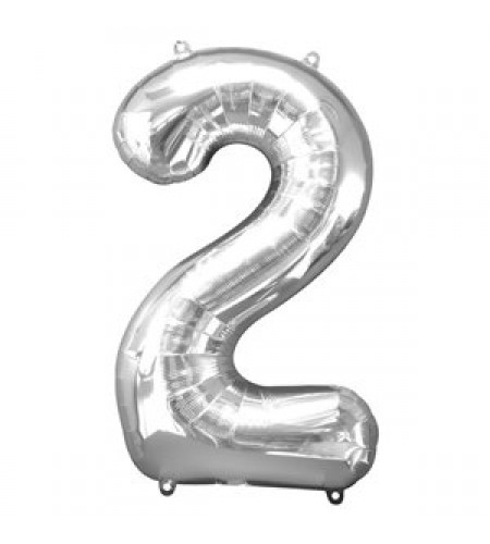 BALÃO PRATEADO NUMERO 2